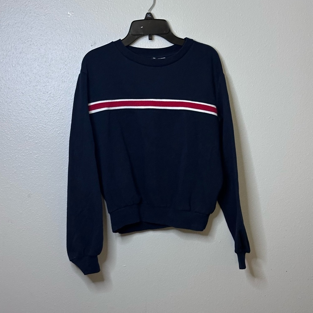 Divided By H&M Women Crew Neck Pullover Sweater Blue Size XS